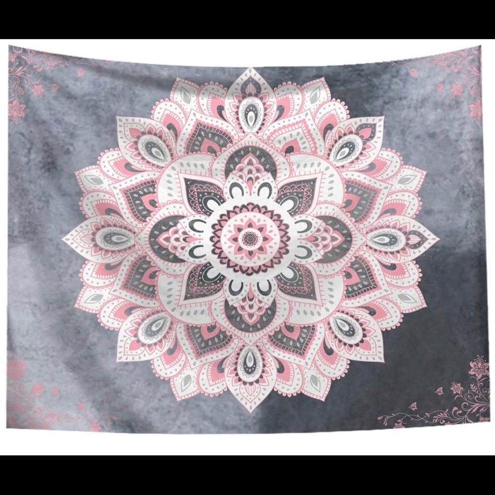 Pink Bohemian Tapestry